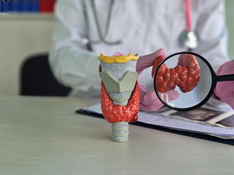 عقدة في الفص الايمن من الغدة الدرقية