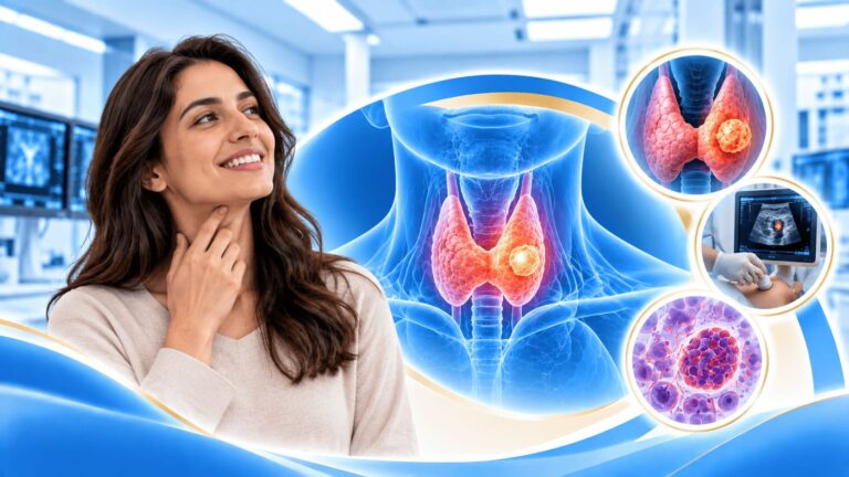 عقدة في الفص الايمن من الغدة الدرقية