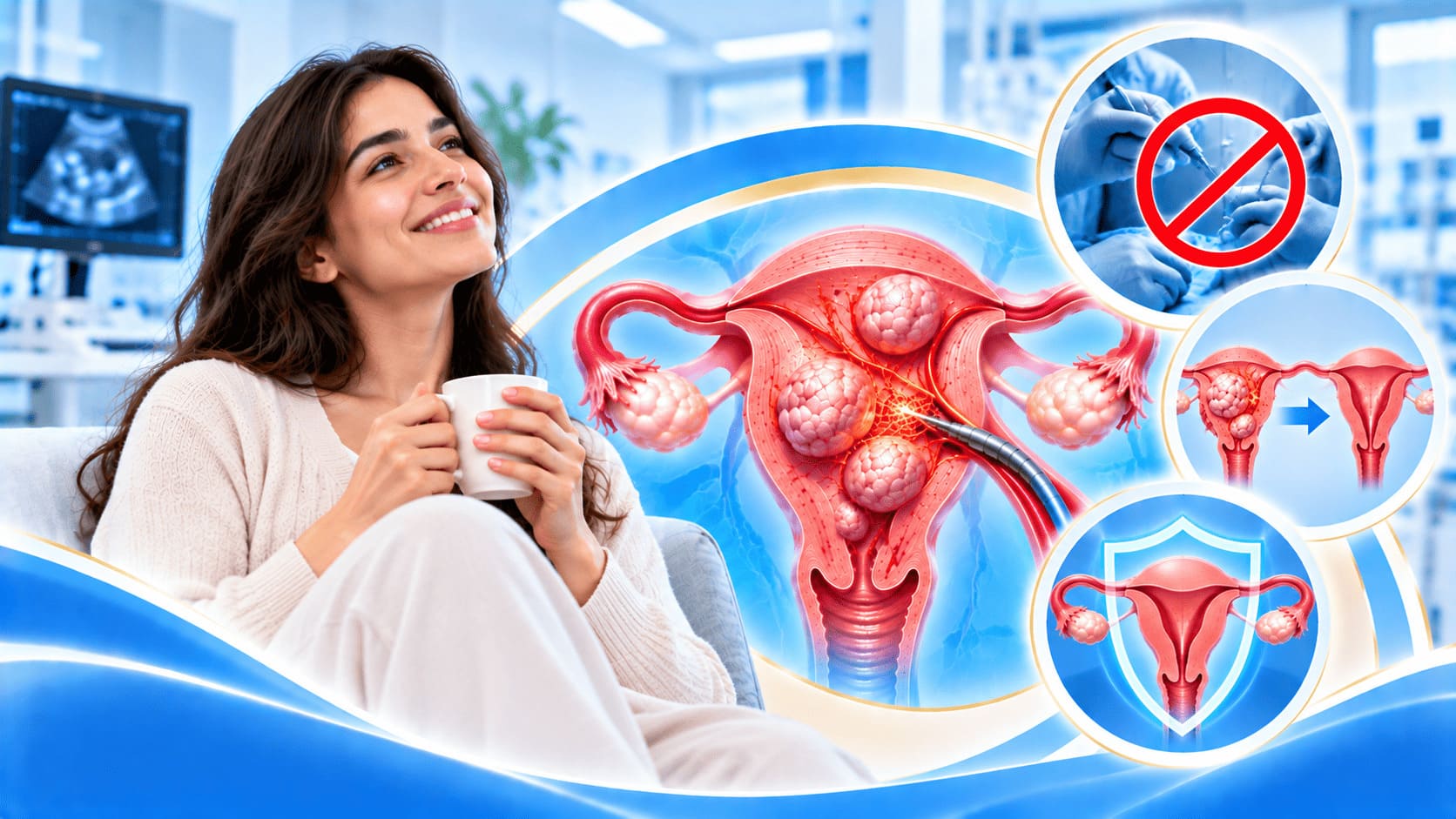 علاج الاورام الليفية بدون جراحة