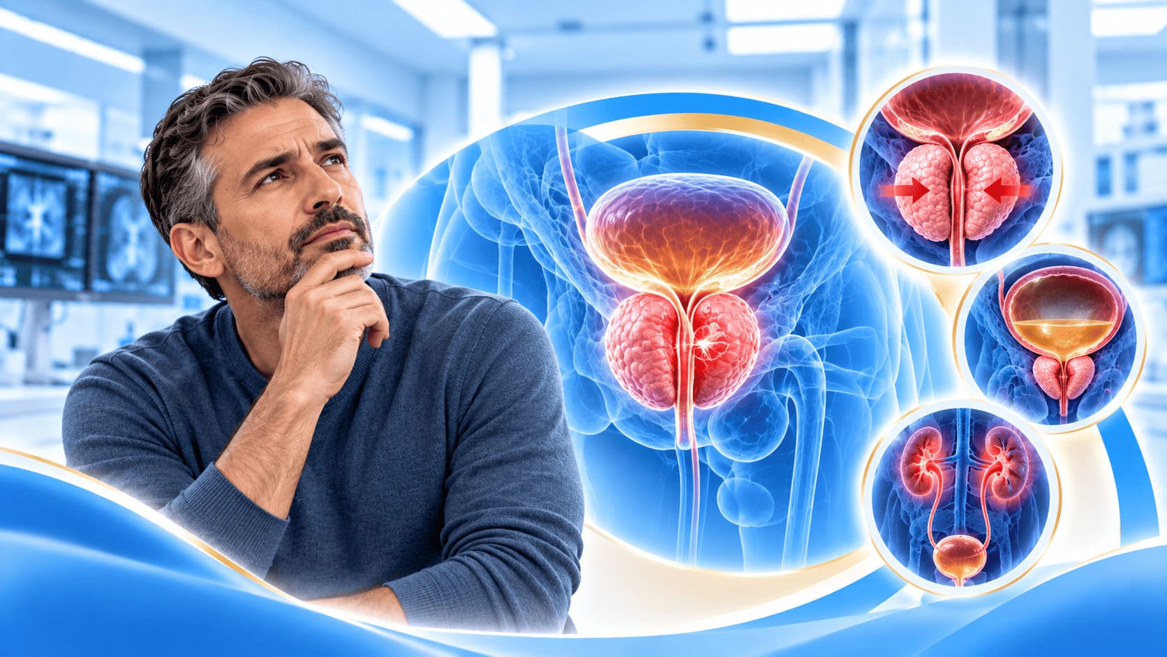 متى يكون تضخم البروستاتا خطير